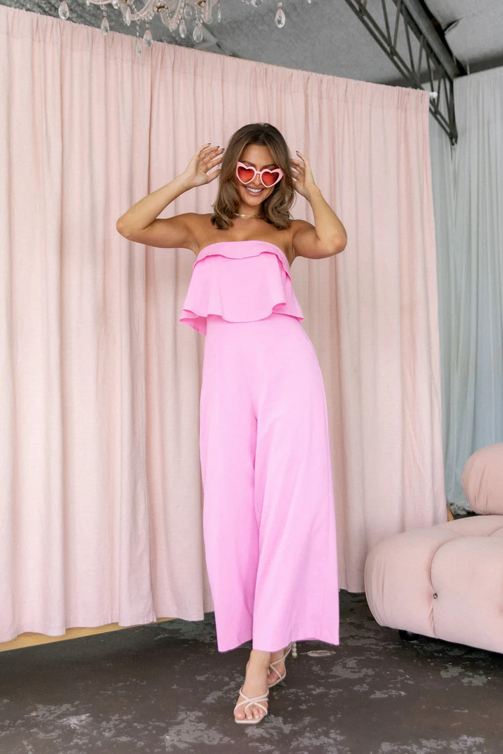 Katia Jumpsuit - Pink | Petal & Pup (US)