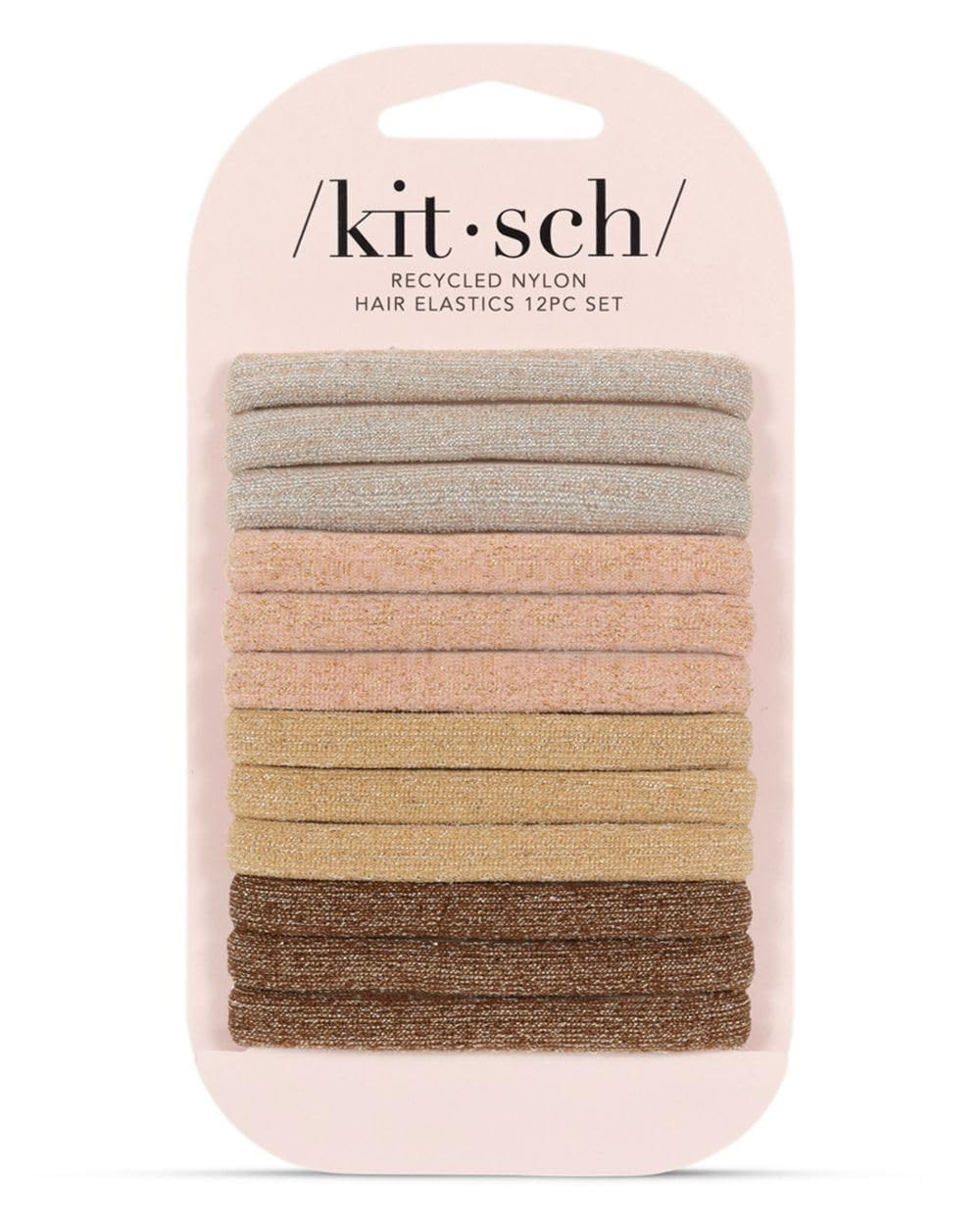 Kitsch Elastic Hair Ties for Women - Hair Rubber Bands & Ponytail Holders | Hair Ties No Damage |... | Amazon (US)