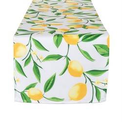 DII Lemon Bliss Print Outdoor Table Runner