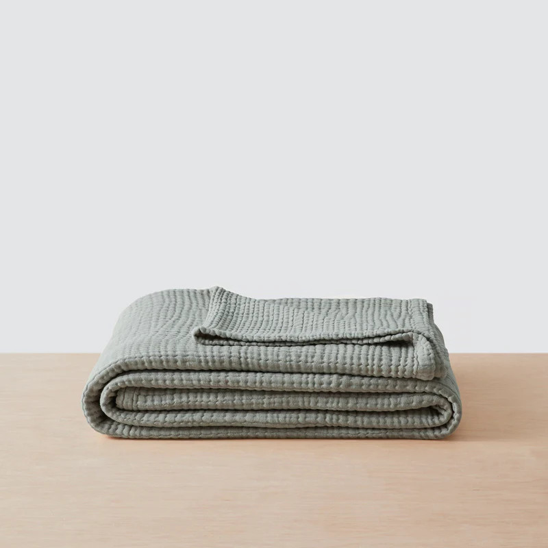 Organic Cotton Gauze Bed Blanket | The Citizenry
