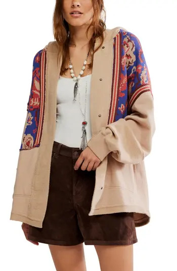 Free People Bowery Hooded Sweatshirt in Summer Sand at Nordstrom Rack, Size Medium | Nordstrom Rack