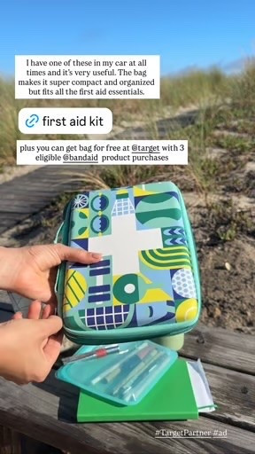 #AD The girl who has a pouch for everything (emojis) including first aid essentials of course! Cutie bag for free @target with three eligible @bandaidbrand purchases #TargetPartner
#BANDAIDBrandPartner #firstaidkit @Shop.LTK #liketkit
