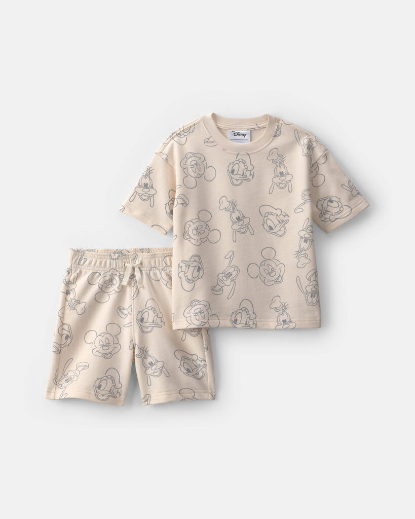 Carter's toddler boy 2-piece disney© mickey mouse short-sleeve top & short set 2T Cream | Carter's Inc