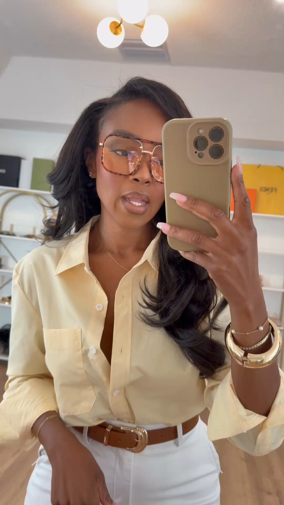 ✨ Rich Auntie Vibes ✨ but make it spring-ready! This look is effortless, elevated, and oh-so-chic—perfect for brunch, vacations, or just commanding the room like the luxury muse you are.

If you ever feel self-conscious about your tummy, hips, or thighs, these wide-leg pants are your best-kept secret! They glide over your curves, cinch the waist (shoutout to @spanx for the snatch factor), and give that long, lean effect. Pair it with a breezy button-up for that moneyed minimalism vibe.

Let’s keep this look on your feed! Drop a ❤️, 👜, or “obsessed” in the comments if you love it!

I’m wearing a small in all (5’4”, 140lbs for reference).

#RichAuntieVibes #SpringOutfits #LuxuryStyle #ChicAndEffortless #StyleGoals #SpringFashion #NeutralWardrobe #WideLegPants #LTKstyle #FashionInspo #OOTDstyle #MinimalistFashion #LTKspring #OutfitIdeas #StyleTips


#LTKWatchNow #LTKWorkwear #LTKPetite