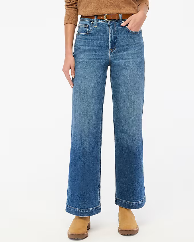 Classic wide-leg jean in all-day stretch | J.Crew Factory