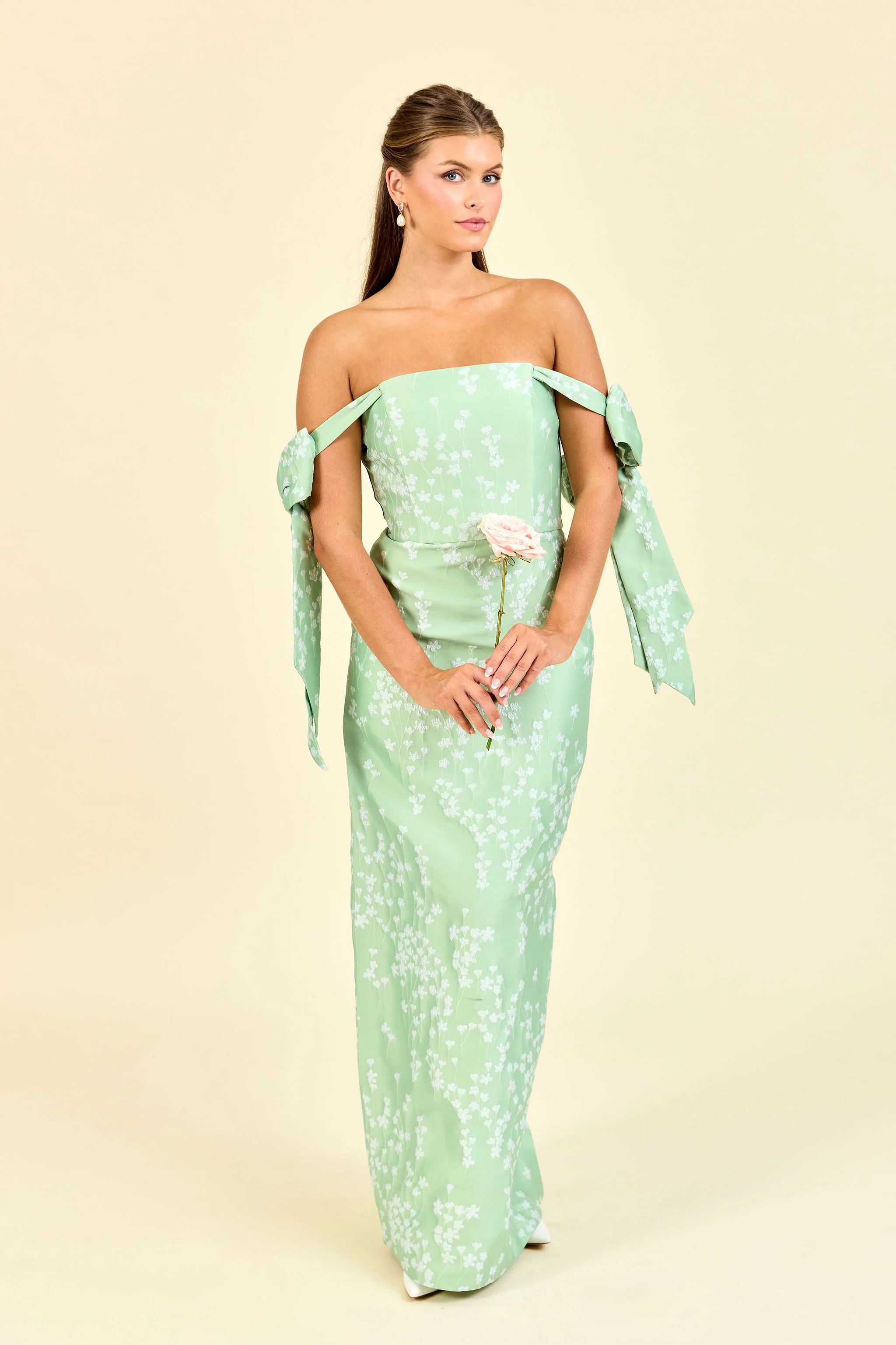 Julie Off the Shoulder Bridesmaid Dress | 40+ Colors | LulaKate