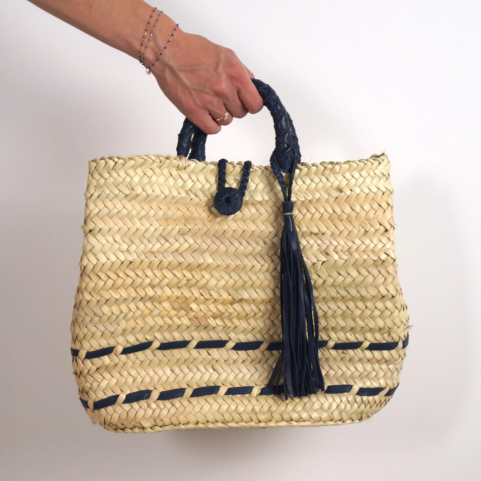 Tote Bag - POMPONI, Handbag, Wicker Basket for Women - Etsy | Etsy (US)