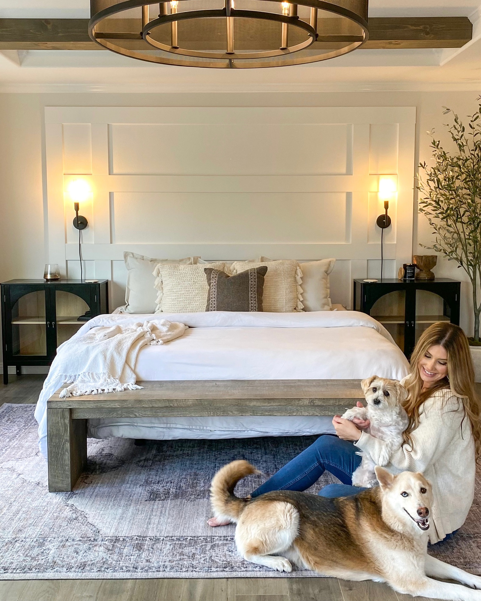 Loving our new machine washable rug from #UniqueLoom and so are the pups! 😍🐶🐶 Perfect for fur mamas and an amazing price!

Area rug. Bedroom rug. Neutral rug. Pet friendly rug. Affordable rug.

#rug #arearug #amazon

#LTKhome #LTKFind