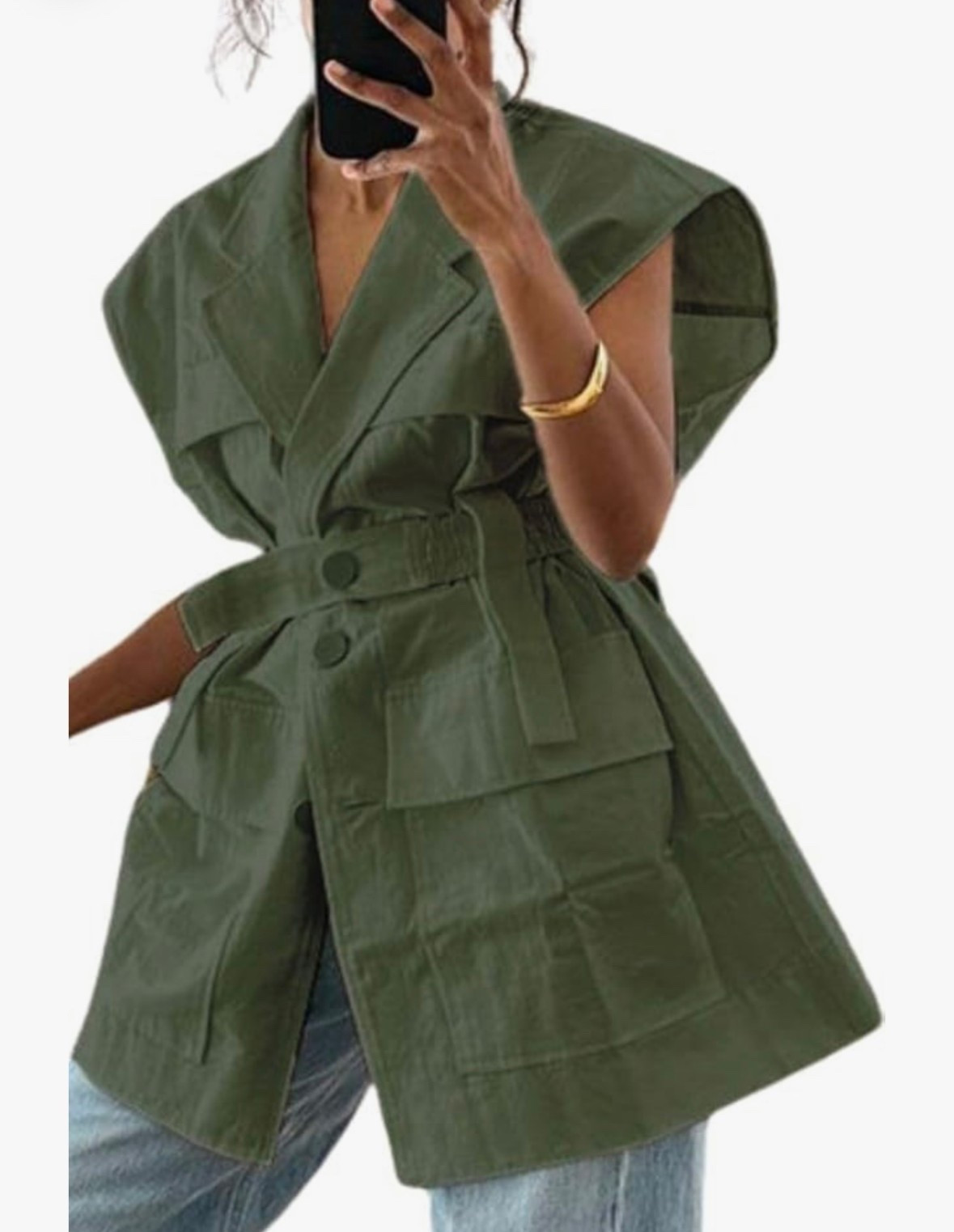 Olive green casual vest

#LTKStyleTip #LTKMidsize #LTKU
