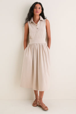 Sand Mikaela Midi Dress | Tuckernuck (US)