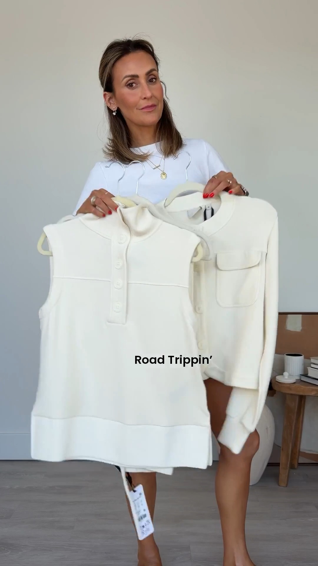 In honor of moving Bella to Chicago today, here is the look I wore last month to drive up there and find her apartment! You guys absolutely loved these pieces and I understand why, versatile and comfortable! Size xs on everything

#LTKgrwm #LTKootd #LTKTravel