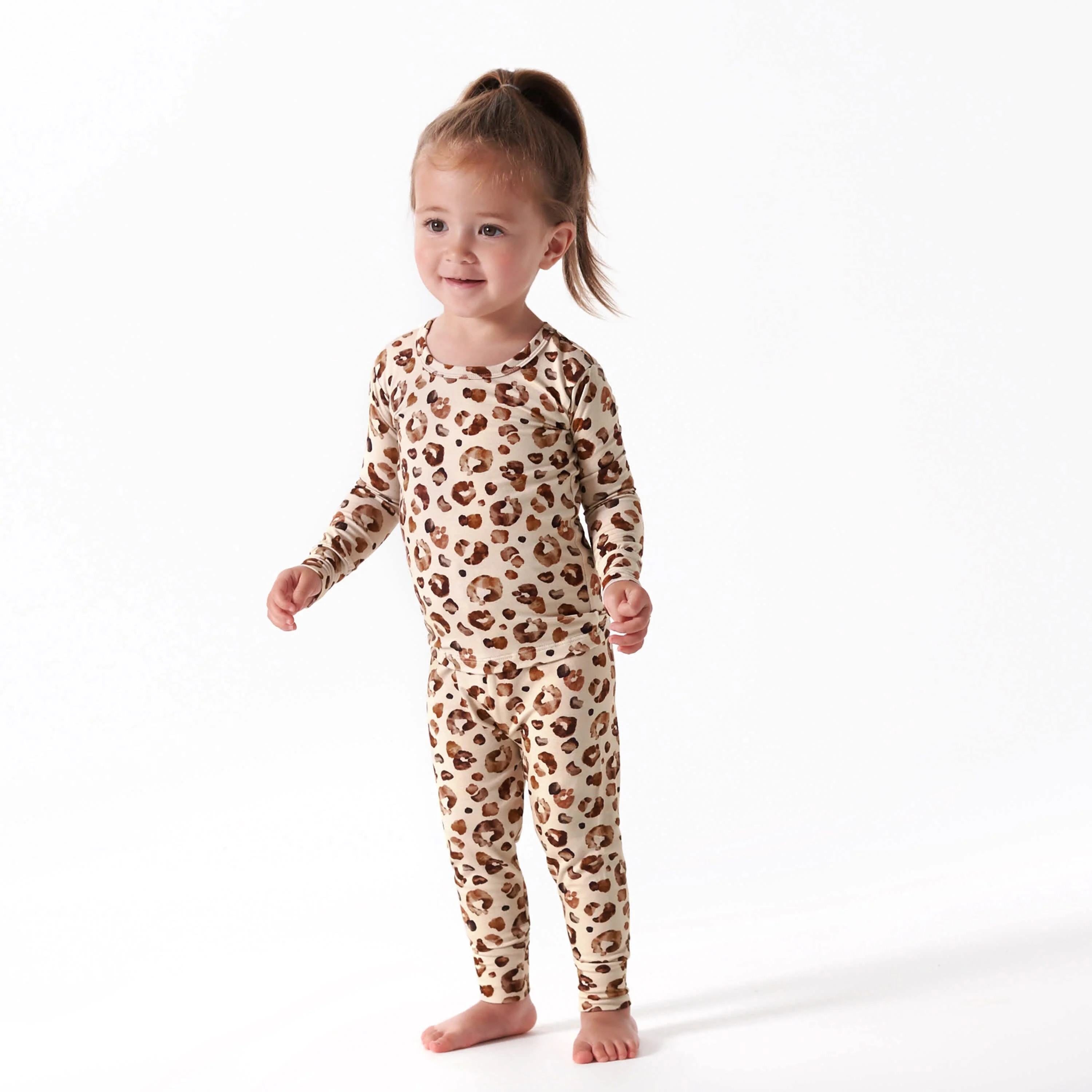 2-Piece Infant & Toddler Spotted Leopard Buttery Soft Viscose Made from Eucalyptus Snug Fit Pajam... | Gerber Childrenswear