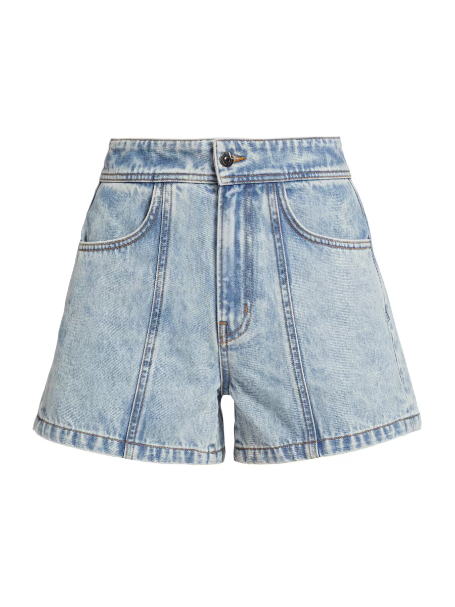 Veronica BeardGlenna Denim Shorts | Saks Fifth Avenue