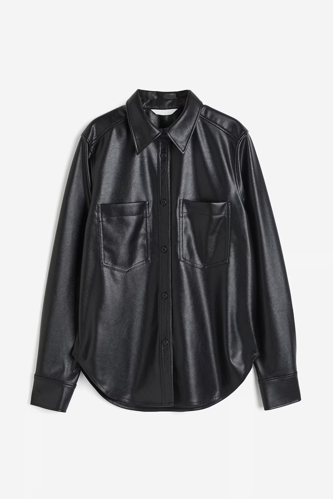 Coated shirt | H&M (UK, MY, IN, SG, PH, TW, HK)