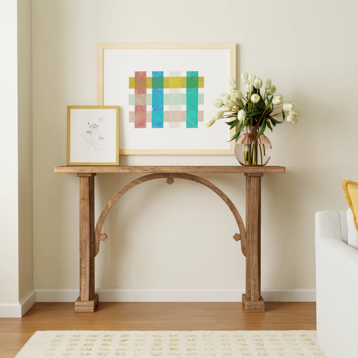 Cayce 54'' Solid Wood Console Table | Wayfair North America