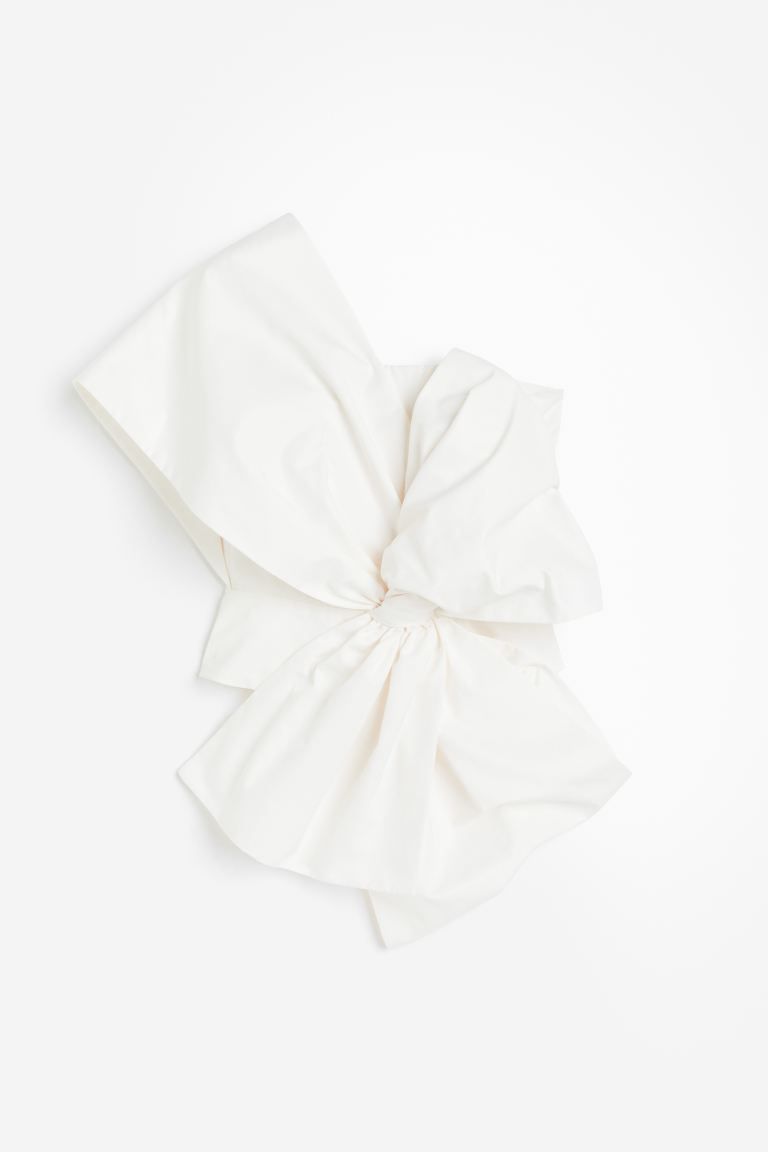 Bow-front top | H&M (UK, MY, IN, SG, PH, TW, HK)