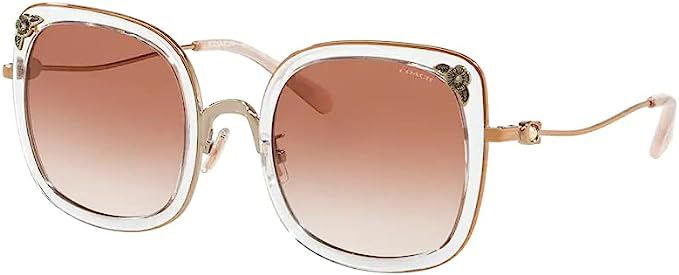 Coach HC7101B Square Sunglasses for Women + FREE Complimentary Eyewear Kit | Amazon (US)