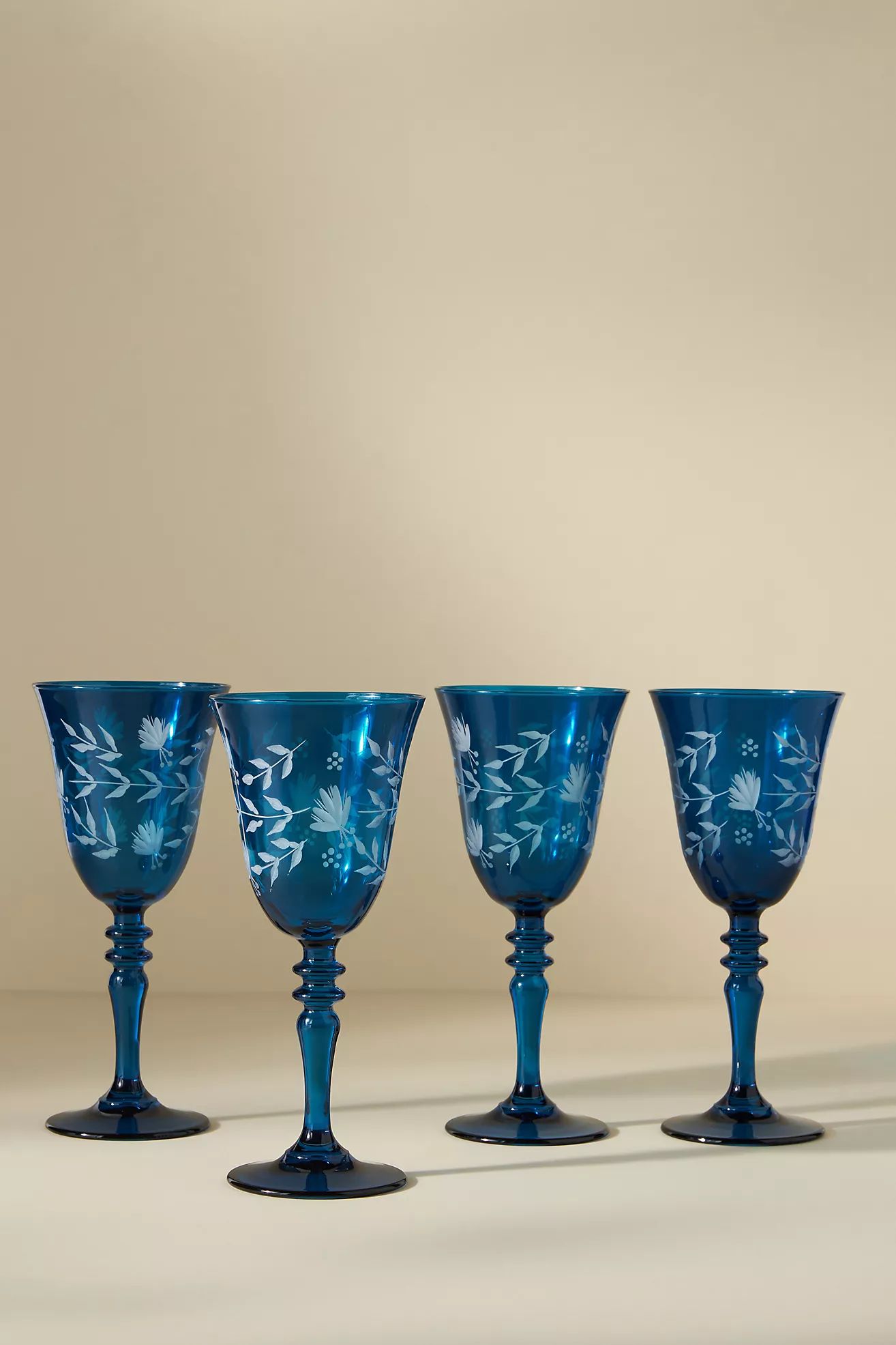 Sofia Wine Glasses, Set of 4 | Anthropologie (US)