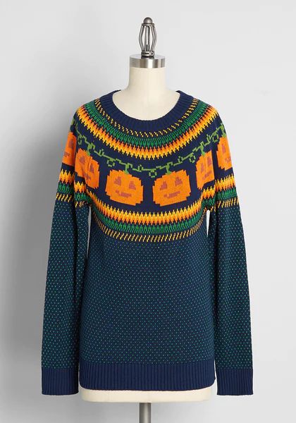 Give 'Em Pumpkin To Talk About Fair Isle Sweater | ModCloth