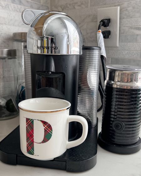 Holiday coffee mug, plaid letter mug, Nespresso coffee maker, gift idea

#LTKHoliday #LTKCyberweek #LTKGiftGuide