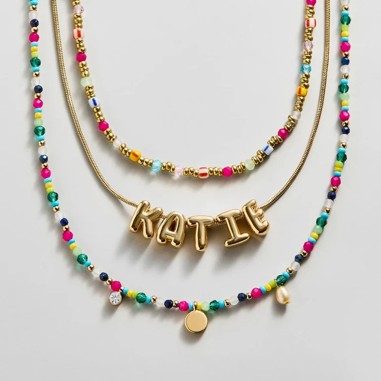 Rowan Semi-Precious Custom Layered Necklace - St. Tropez | BaubleBar