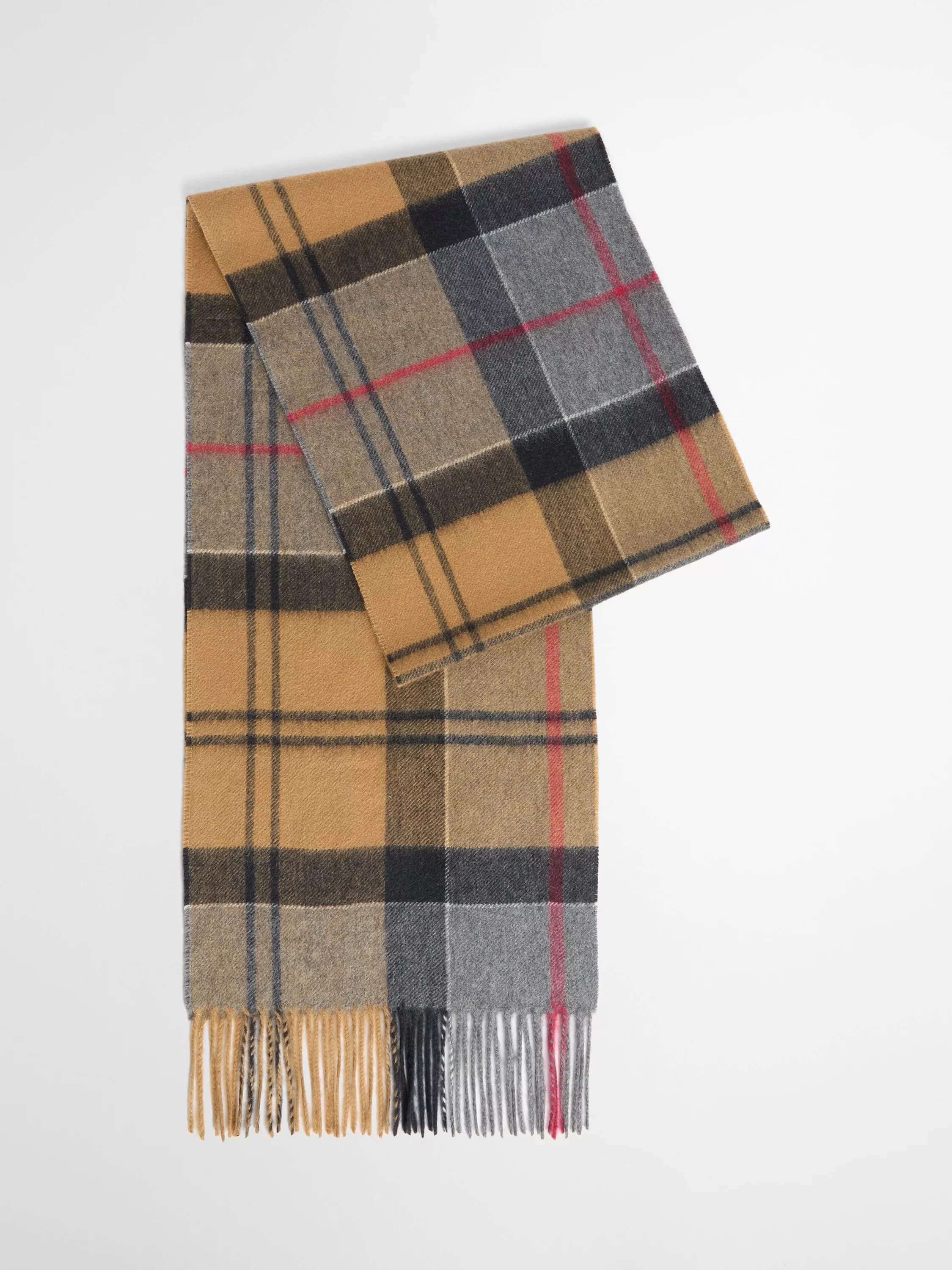 Barbour Cashmere Scarf, Dress Tartan | John Lewis (UK)