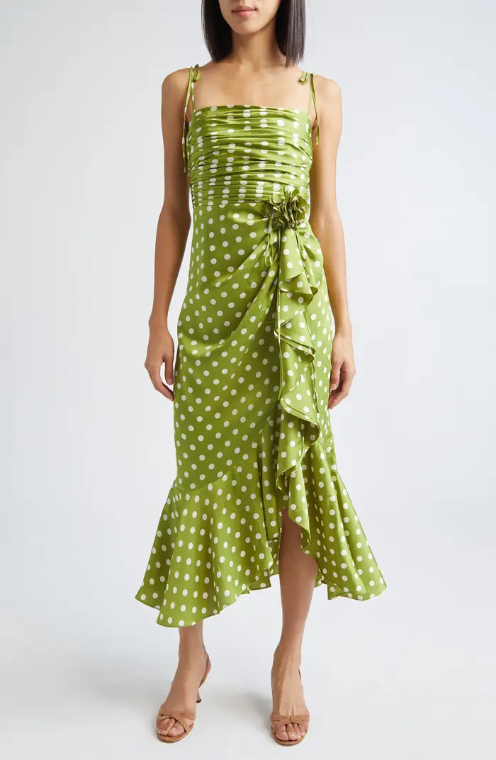 Camille Polka Dot Midi Dress | Nordstrom