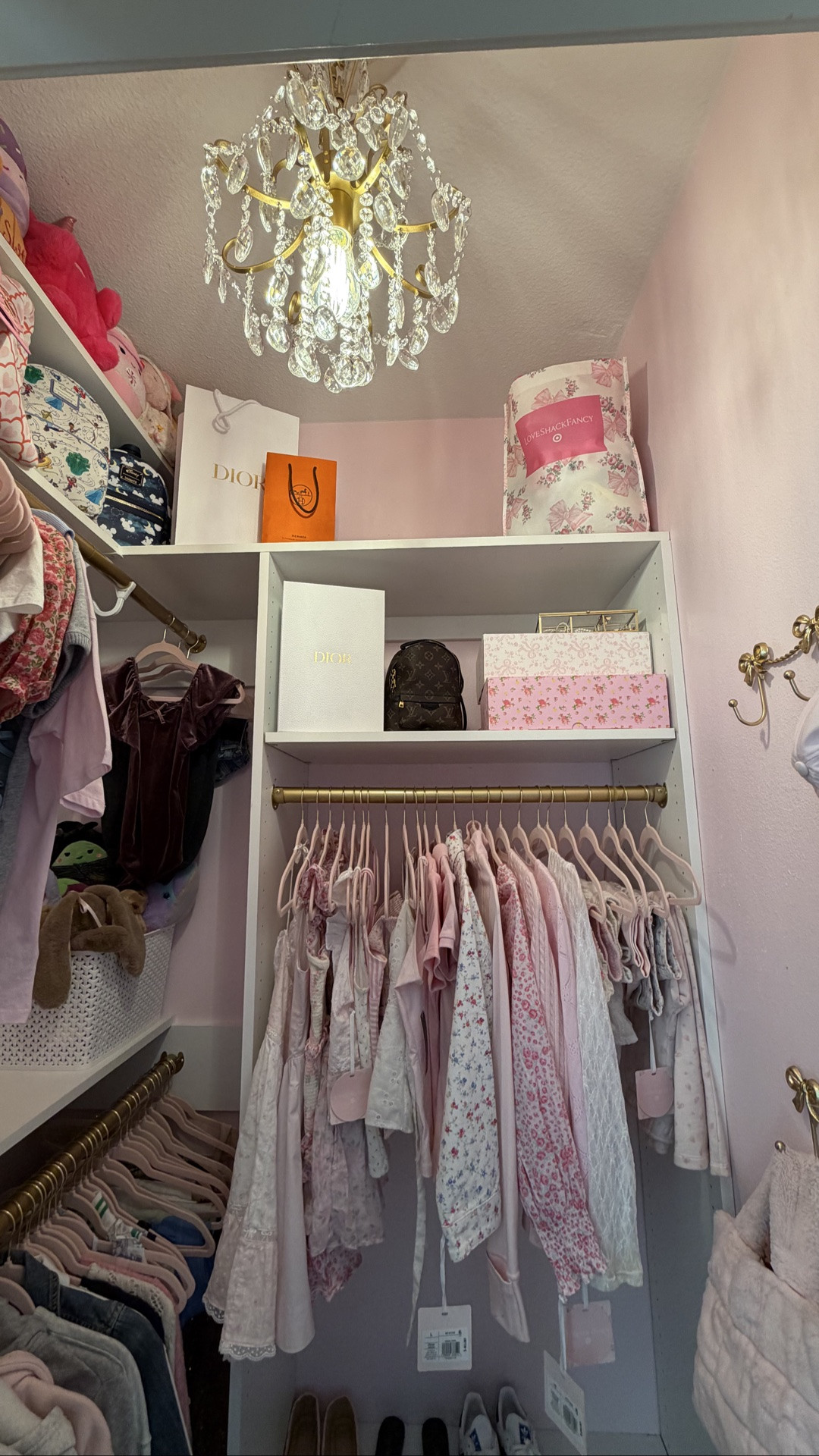 Closet makeover. Pink closet. Girl closet. Small closet organizers.

#LTKmomlife #LTKHome #LTKKids
