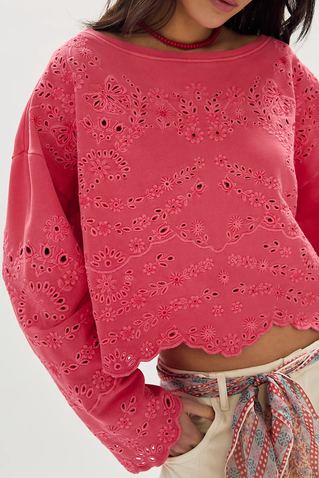 Iris Embroidered Sweatshirt | Free People (Global - UK&FR Excluded)