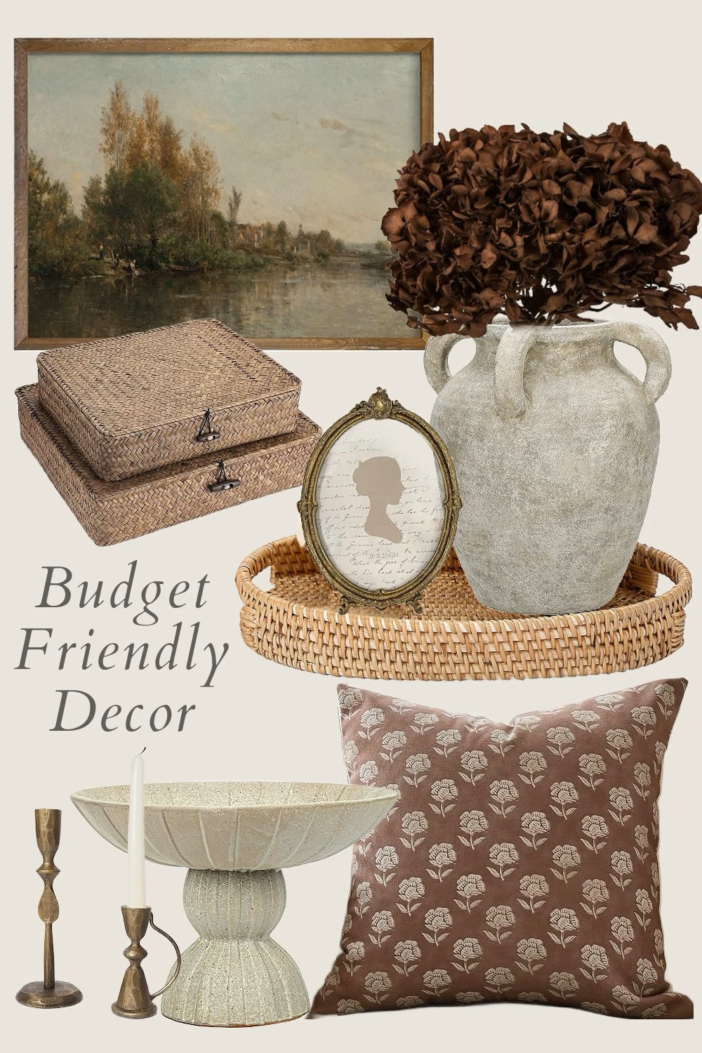 These budget friendly home decor pieces are perfect for a family room, living room or bedroom! modern organic, vintage, cottage core, traditional, traditional, living room, family room, home office, den, entryway, dining room, kitchen, guest room

#LTKStyleTip #LTKSeasonal #LTKHome