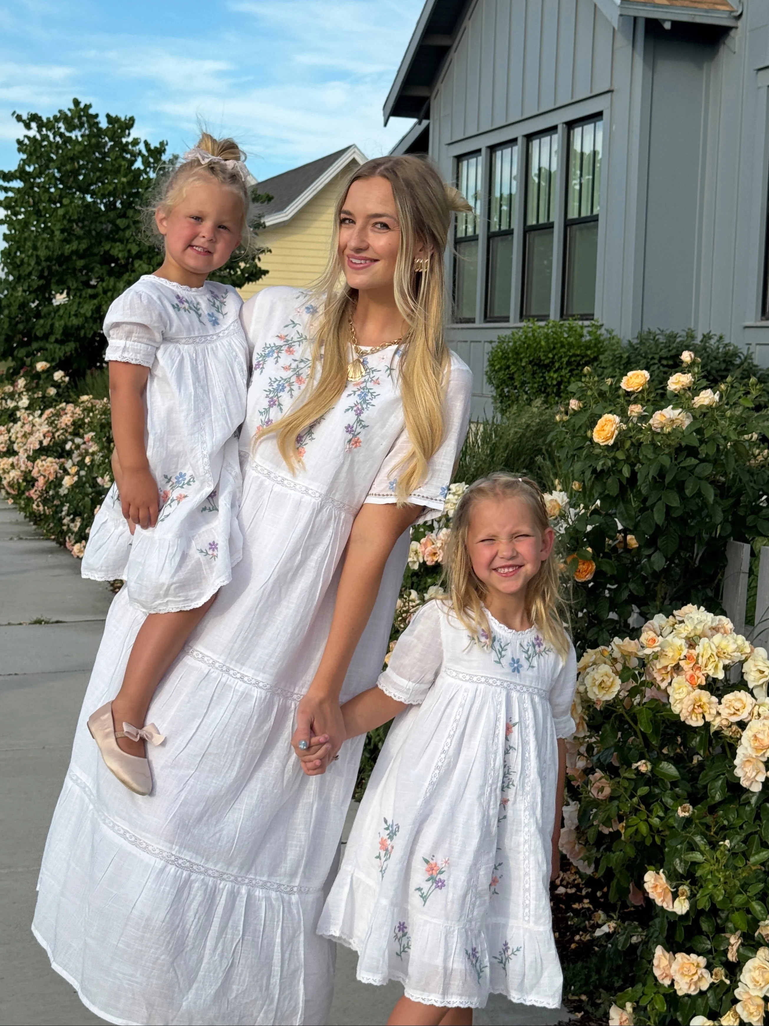 Citrus Kali Embroidered Girl's Dress | Called To Surf