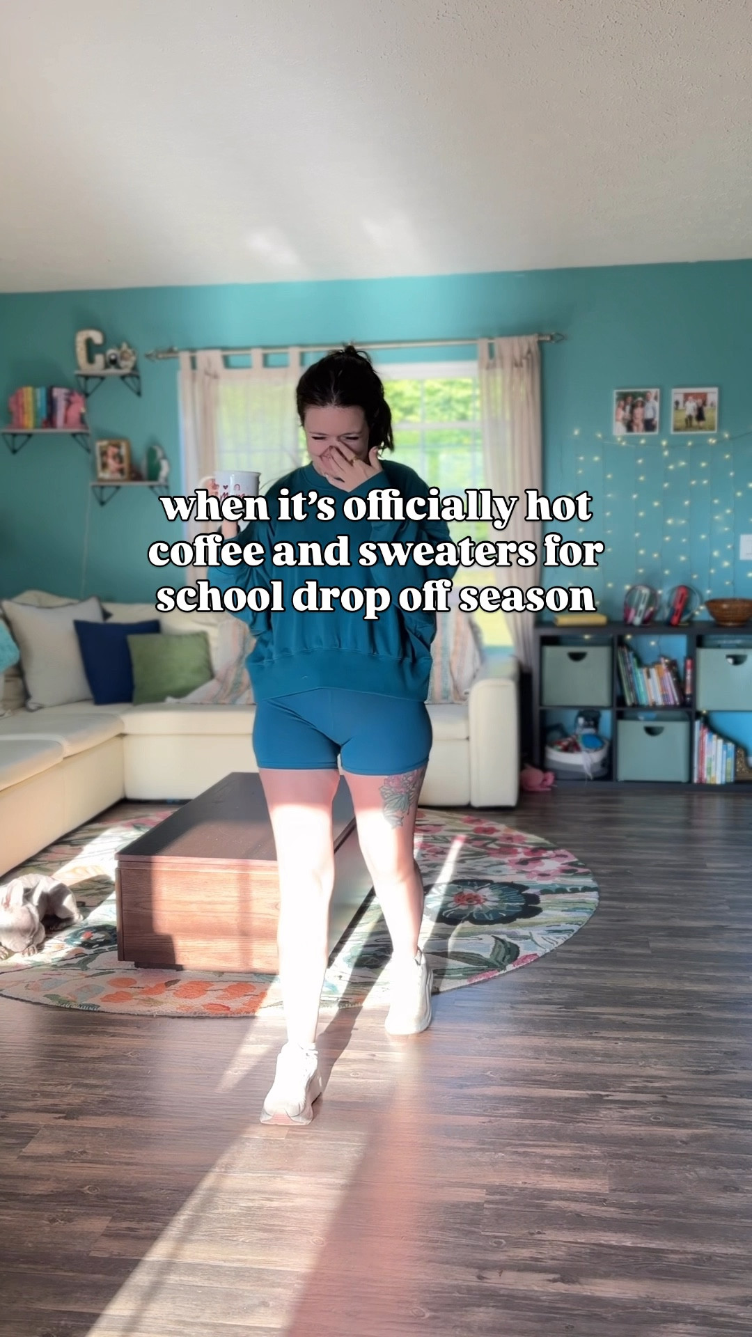 Wearing the Fabletics Turquoise Two-Piece Set featuring the Turquoise Pullover Sweatshirt and Matching High-Waisted Shorts from @Fabletics. This women’s matching lounge set is perfect for transitional weather. Warm enough for crisp, cool back-to-school mornings yet breathable for those afternoons that still feel like summer.

The pullover has a relaxed, cozy fit with a soft, lightweight feel. Easy to layer over tanks or tees. The shorts are high-waisted with a comfortable, stay-put waistband, making them ideal for running errands, school drop-offs, lounging at home, or casual weekend wear. True to size, incredibly soft, and versatile for everyday mom life.

If you’re searching for Fabletics matching sets, athleisure outfits for women, or a stylish yet practical back-to-school outfit, this one checks every box.

#LTKSeasonal #LTKMidsize #LTKActive