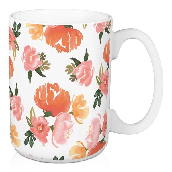 Orosco Floral Coffee Mug | Wayfair North America
