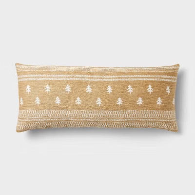 Oversized Lumbar Woven Tree Pillow - Threshold™ designed with Studio McGee | Target