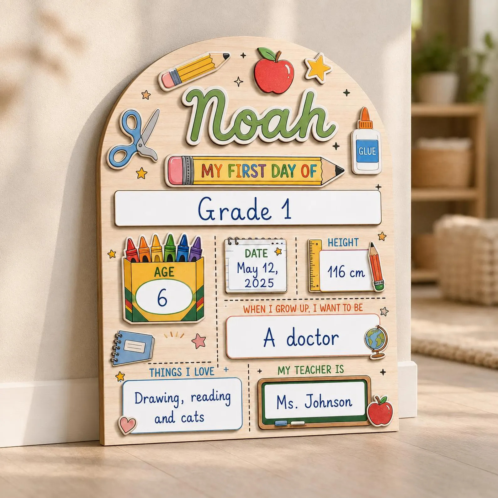 Personalized First And Last Day Of School Signs, Reusable Back to School Sign for Photos, Custom ... | Etsy (Global)