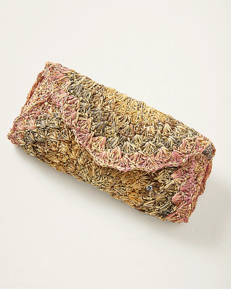 Barmeja Lux Crochet Raffia Clutch | Tommy Bahama