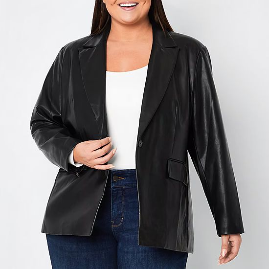 new!Worthington Plus Womens Regular Fit Blazer | JCPenney