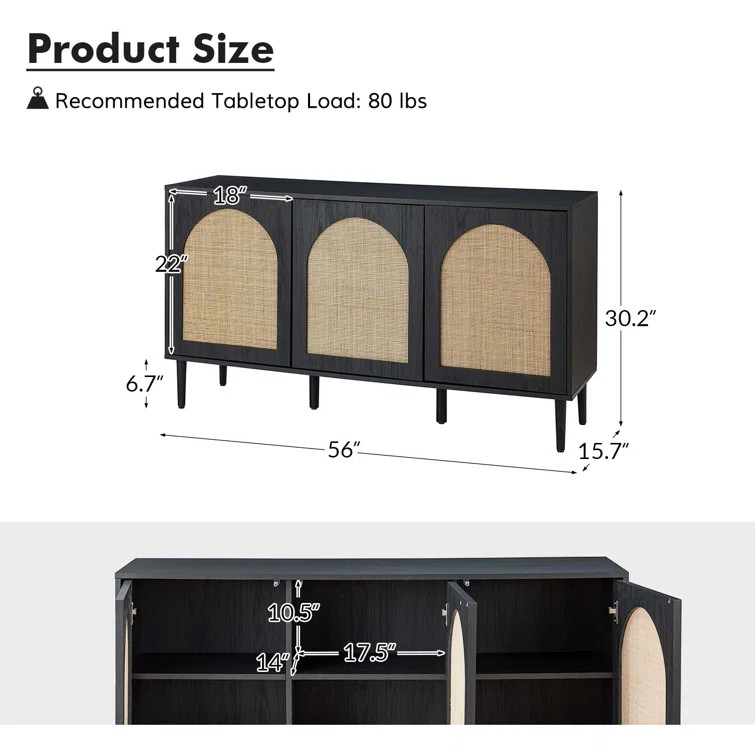 Edgartown 56" Wide Sideboard | Wayfair North America