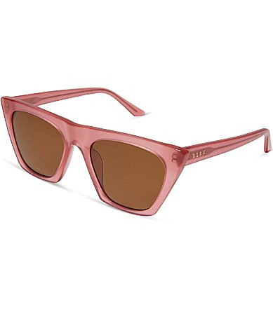 DIFF Eyewear Women's Avril 55mm Cat Eye Sunglasses - Guava | Dillard's