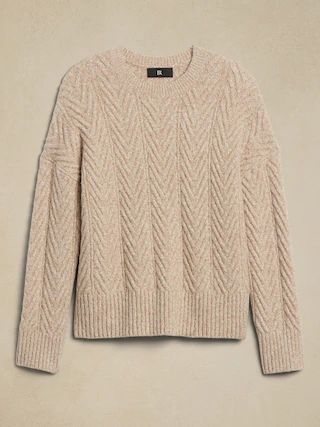 Nadia Cable Sweater | Banana Republic (US)