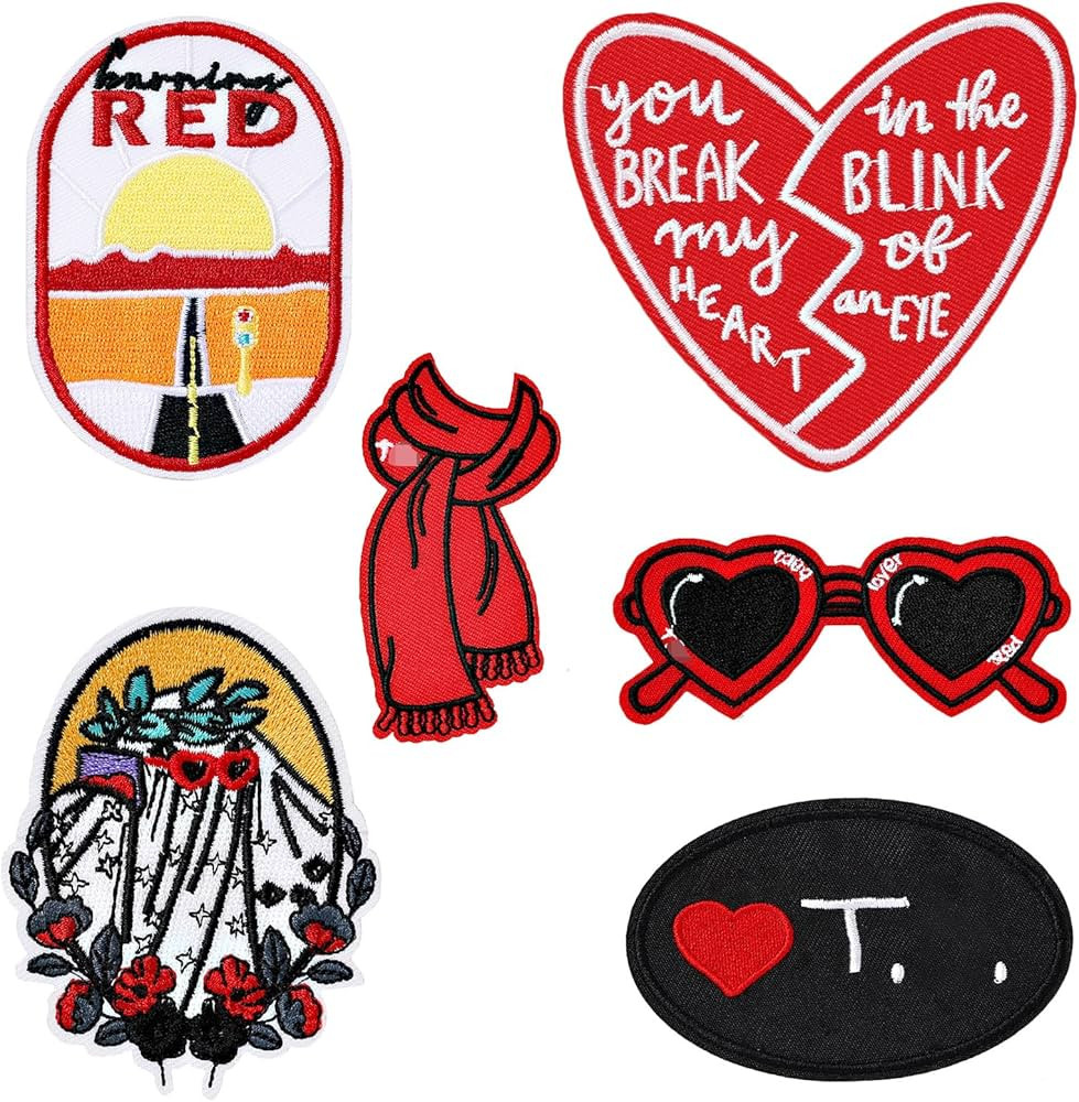 6 Pcs Singer Embroidered Patches, Iron on Sew on Music Appliques Patch, Funny Fashion Patch for C... | Amazon (US)