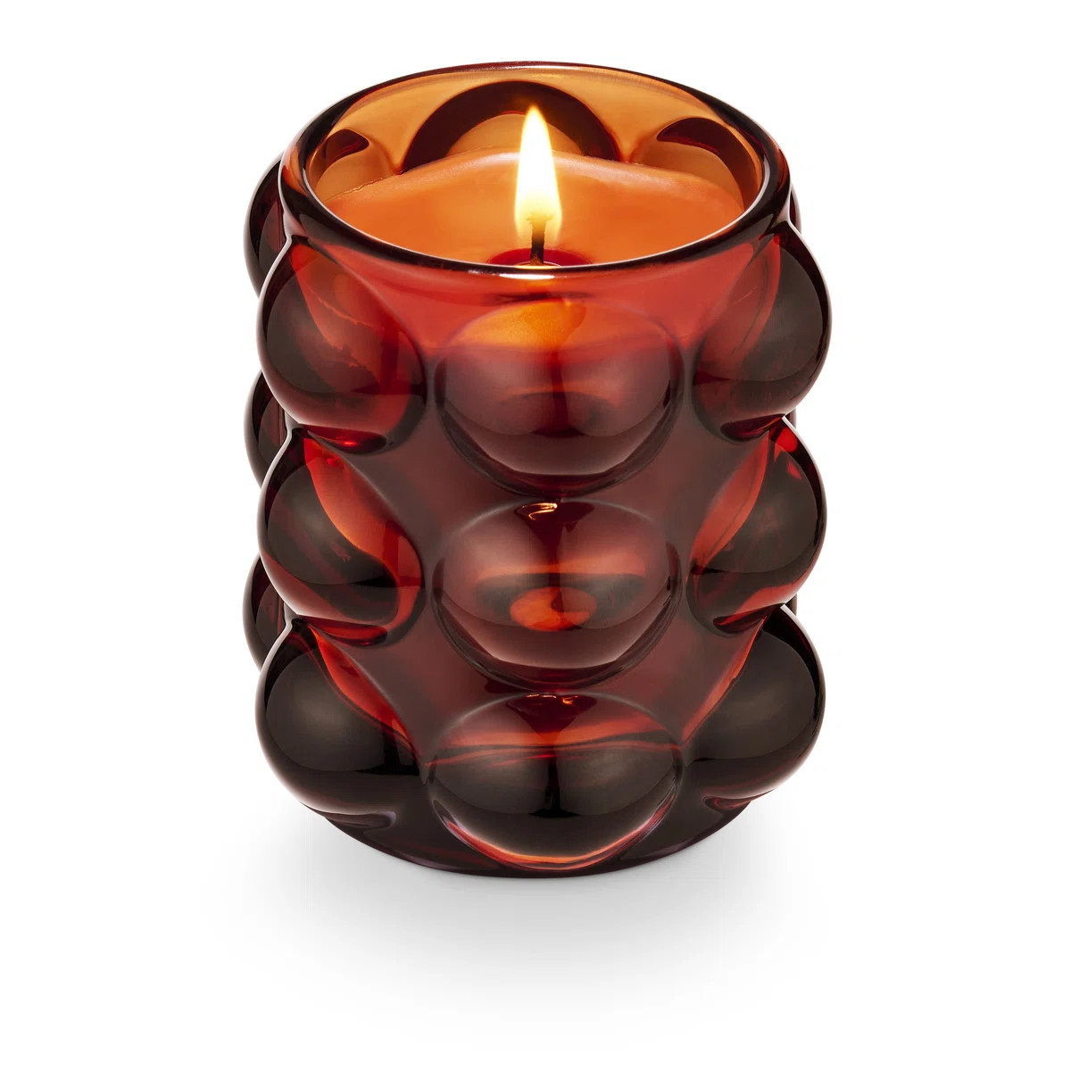 Gilded Citrus Bubble Glass Candle | Wayfair North America
