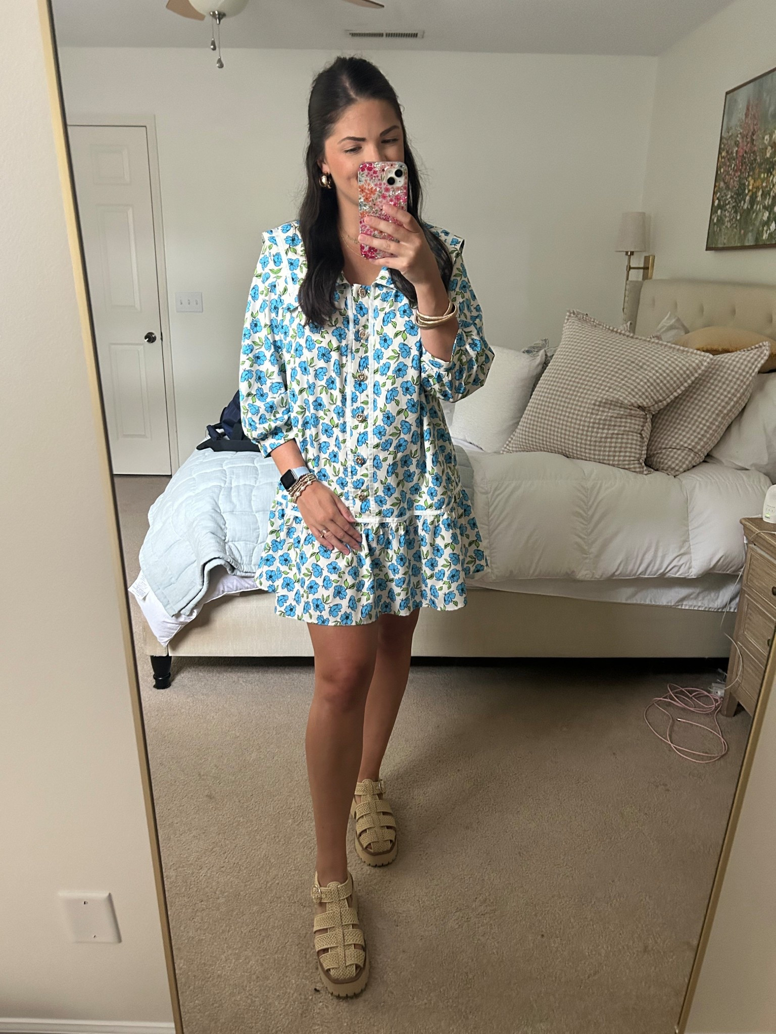 Summer dress, teacher fashion, teacher ootd
