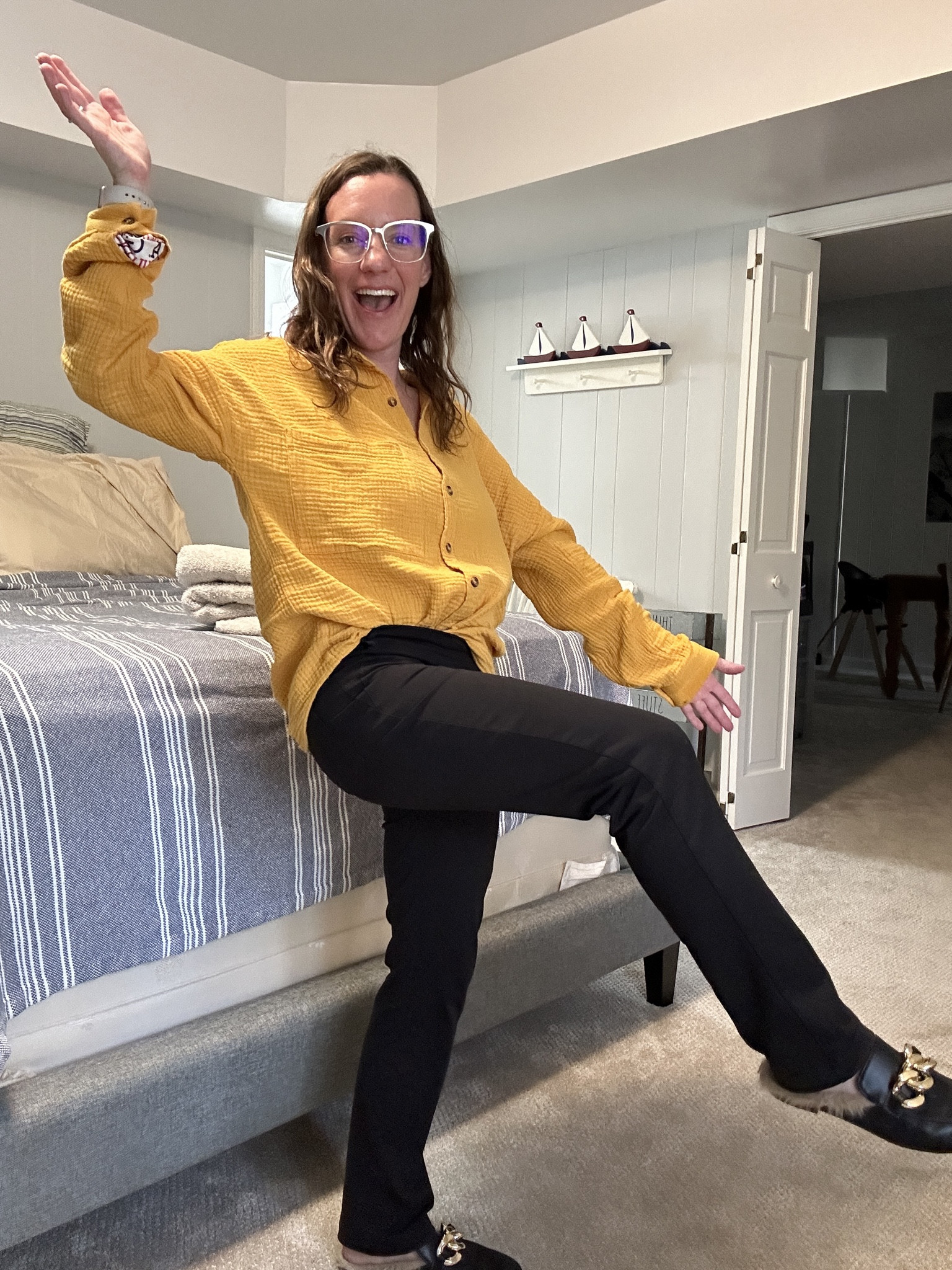 Just a teacher who beat the flu and can head back to work this week 🙌🏼 ☀️ 

I’m all about comfy business casual clothing. Bonus is this one is also nursing/pumping friendly 💪🏼 

#LTKstyletip #LTKSeasonal #LTKfindsunder50