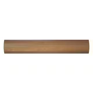 96 in. Heavy-Duty Wheat Wood Closet Rod | The Home Depot