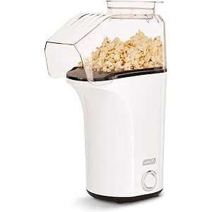 DASH DAPP150V2WH04 Hot Air Popcorn Popper Maker with Measuring Cup To Portion popping Corn Kernel... | Amazon (US)