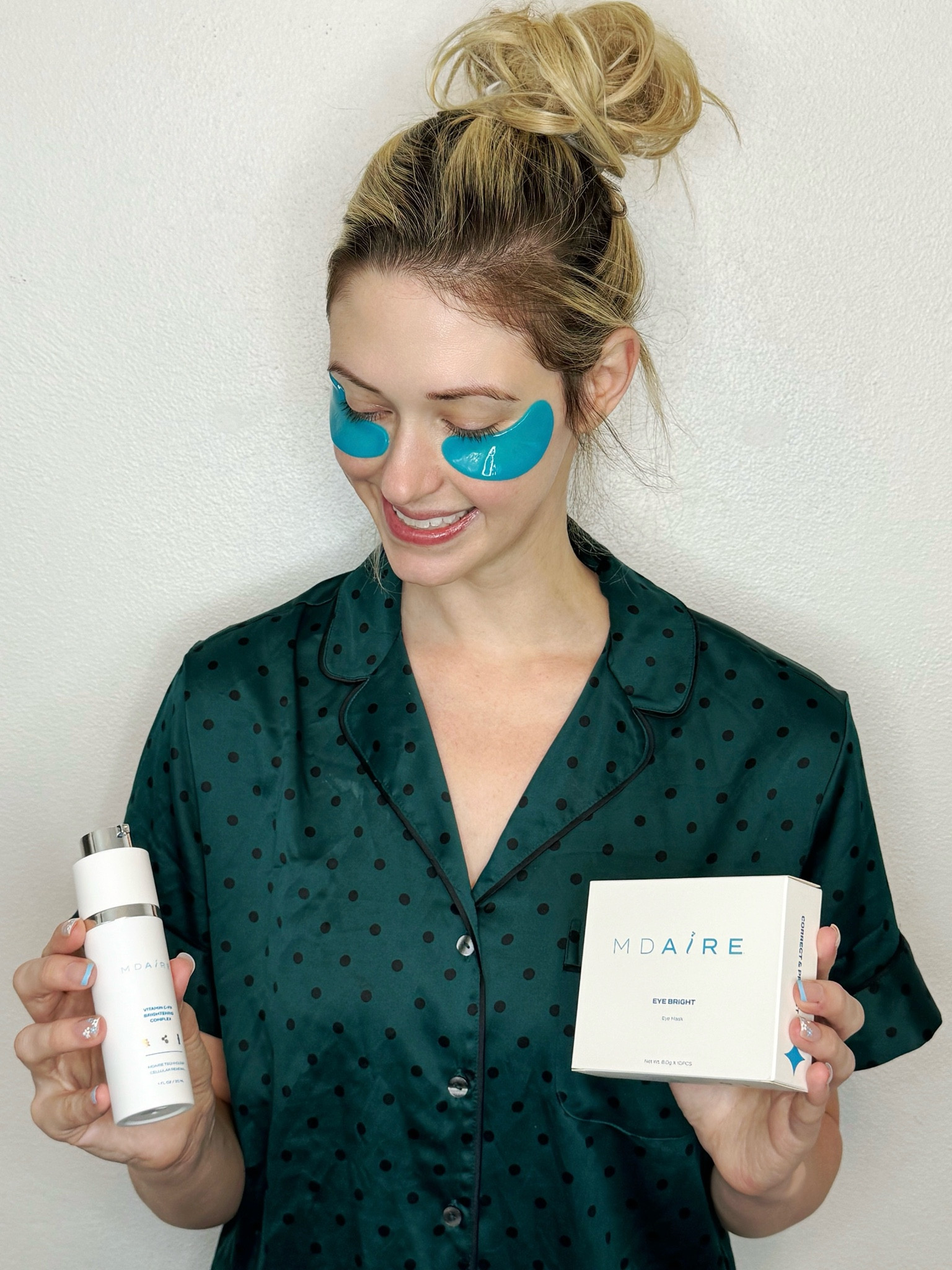 A good skincare routine is so important and 2 of my favorite products in mine are Mdaire’s eye bright masks and vitamin c serum! These 2 products help to keep my skin bright and glowing! 🧖🏼‍♀️

#LTKbeauty #LTKfindsunder100