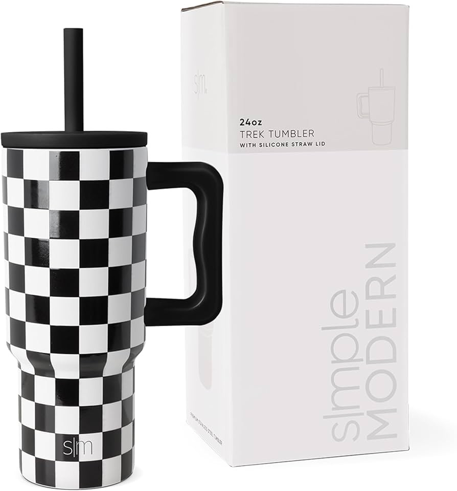 Simple Modern Kids 24 oz Tumbler with Handle and Silicone Straw Lid | Spill Proof and Leak Resist... | Amazon (US)