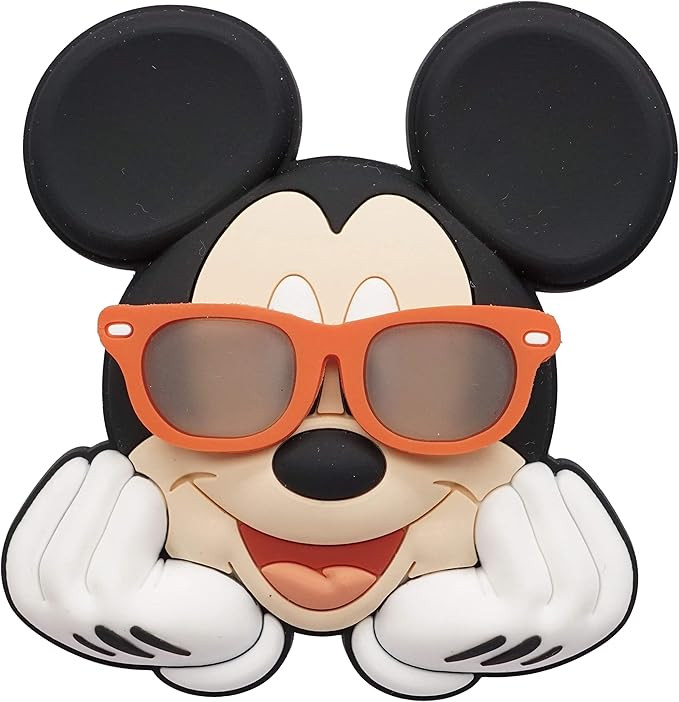 Disney Mickey with Sunglasses PVC Soft Touch Magnet, Multi Color Small | Amazon (US)