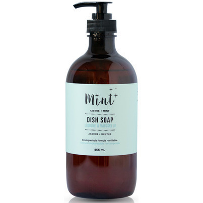 Mint Cleaning Dish Soap Citrus + Mint | Well.ca